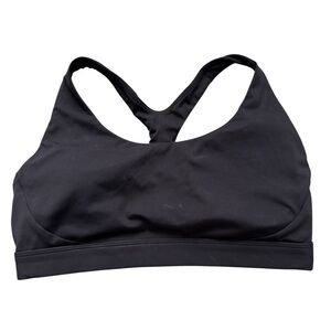 Athleta Women's Black Racer Back Sports Bra